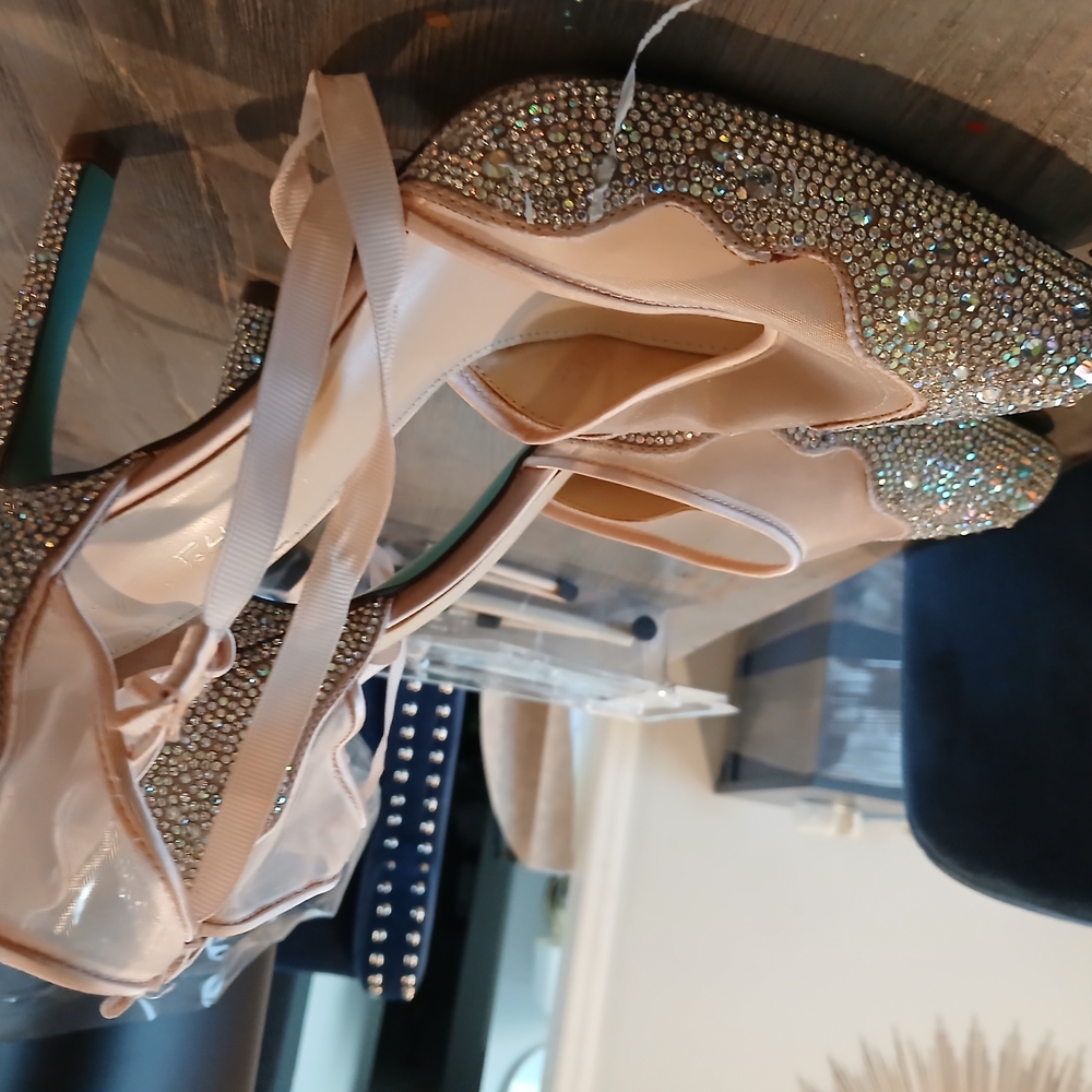 Elegant Rhinestone Embellished Women's Shoes